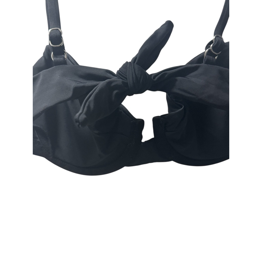 Dippin Daisy's Black Bikini Top S, Gigi, molded, underwire, adjustable straps - Picture 5 of 8